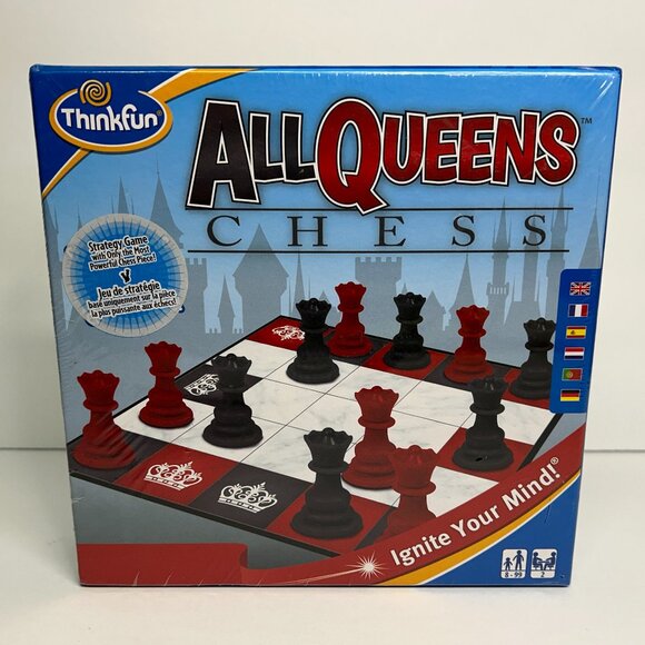 NEW All Queens Chess Strategy Board Game by ThinkFun 2014 - Picture 1 of 5